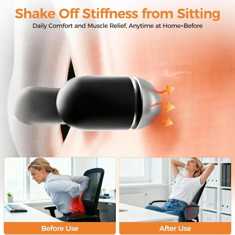 3-in-1 Lumbar Massage Cushion