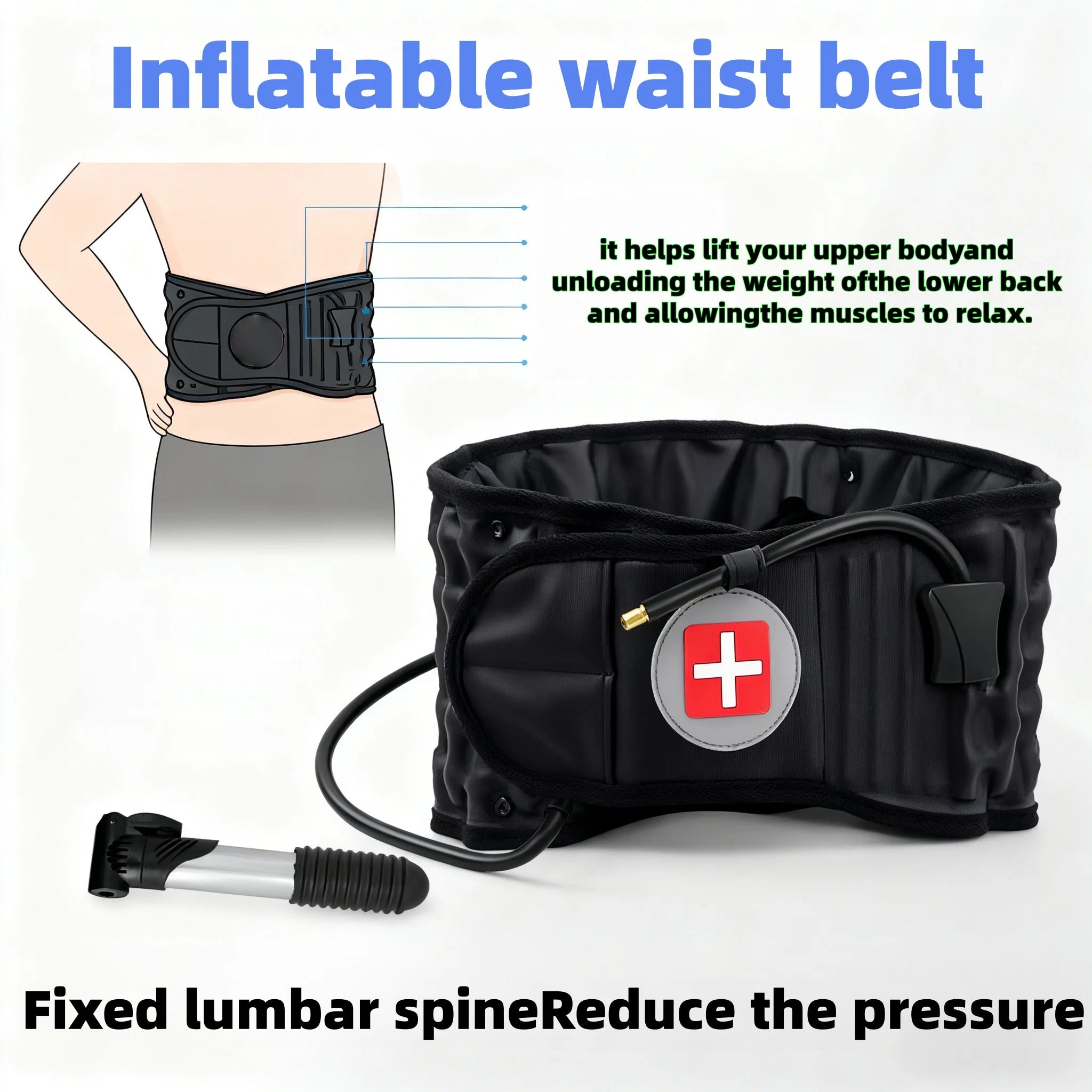 Inflatable Lumbar Support Belt