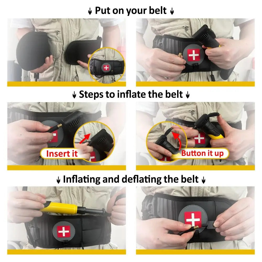 Inflatable Lumbar Support Belt